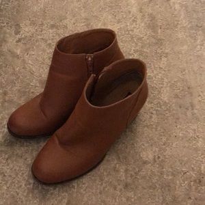 Forever 21 cognac booties